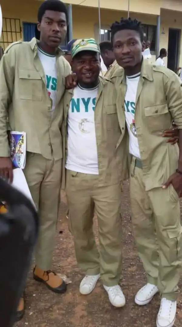 #BBNaija: If Others Faked Being A Corper, Efe Flaunts Cute Photos Of Him Rocking NYSC Days